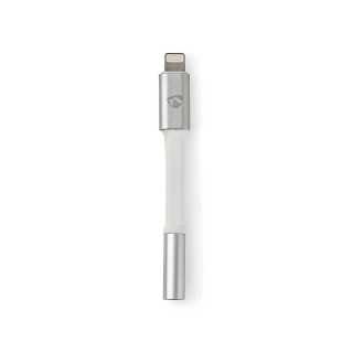 Adaptor iPhone Apple Lightning 8-Pin tata la Jack 3.5mm mama 0.15m gri Nedis