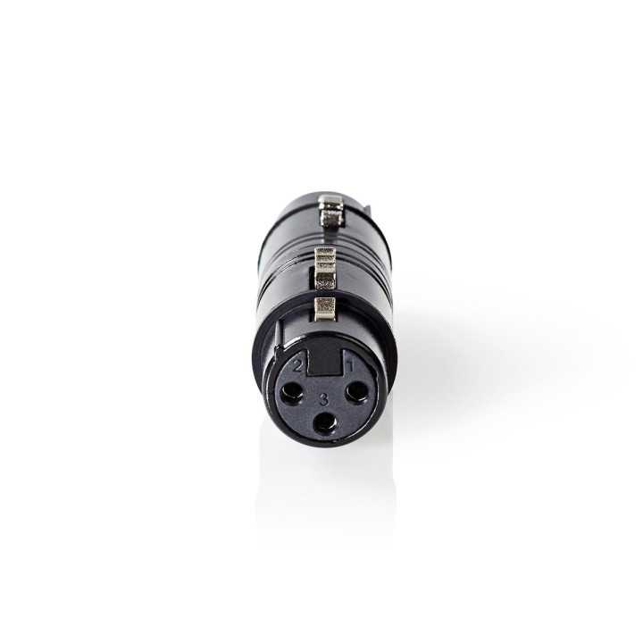 Adaptor XLR 3-pin mama - XLR 3-pin mama negru NEDIS