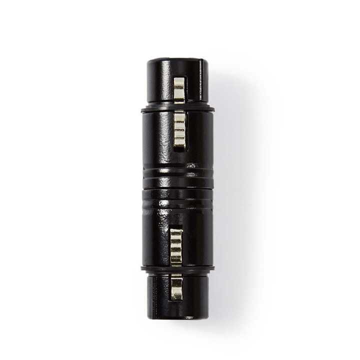 Adaptor XLR 3-pin mama - XLR 3-pin mama negru NEDIS