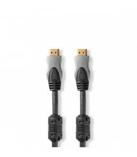 Cablu HDMI Nedis Ethernet 2.5m 4K 60HZ 18Gbps antracit