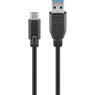 Cablu USB Type C 3.1 tata - USB 3.0 B tata 0.5m Goobay