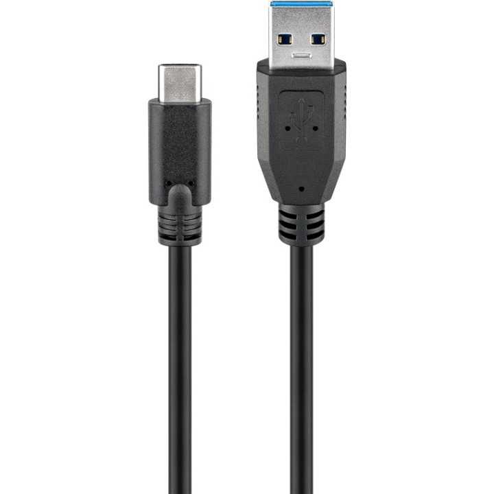 Cablu USB Type C 3.1 tata - USB 3.0 B tata 0.5m Goobay
