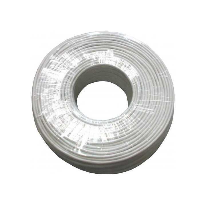 Cablu alarma ecranat 4x0.22mm CCA Chrome