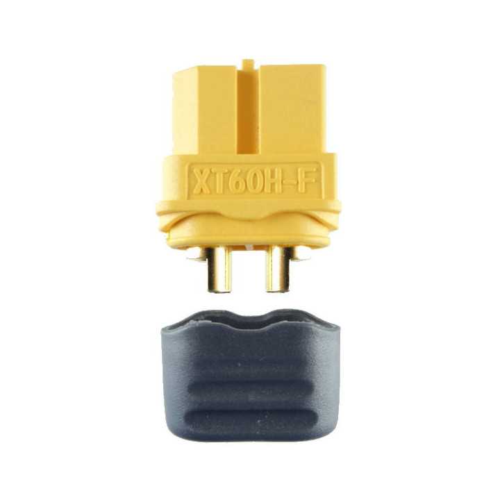 Mufa alimentare DC XT60 mama 2 pini pe cablu cu lipire 30A 500V AMASS XT60H-F