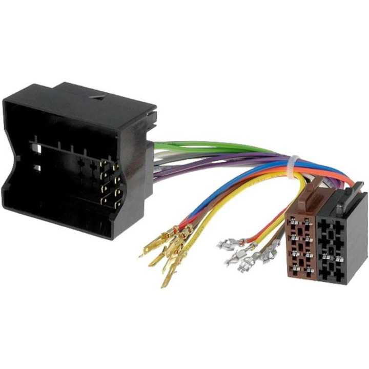 Cablu adaptor Mercedes BMW Citroen Ford Opel Peugeot Skoda VW ISO 4CarMedia ZRS-AS-50B