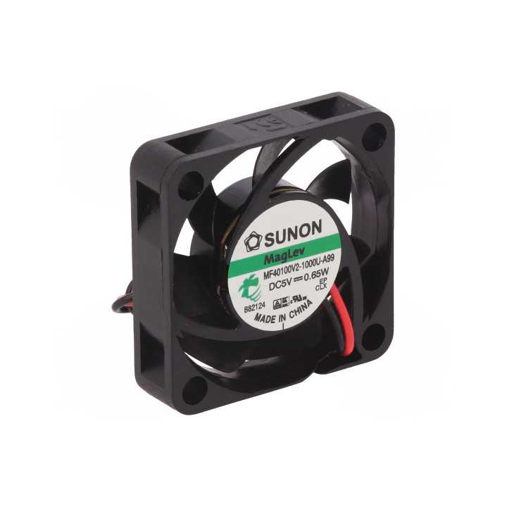 Ventilator DC axial 5VDC 40x40x10mm 11.89m3/h 20.6dBA lagar Vapo SUNON MF40100V2-1000U-A99
