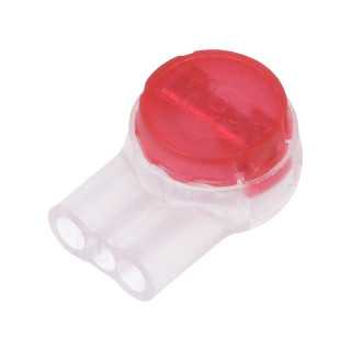 Conector 3 fire 0.4-0.9mm cu gel Scotchlok IDC 19-26AWG rosie 3M