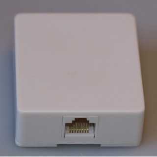 Priza retea simpla RJ45 8/8 aplicata prindere cu suruburi