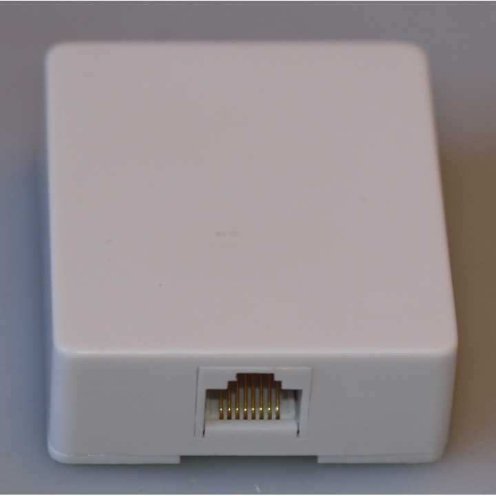 Priza retea simpla RJ45 8/8 aplicata prindere cu suruburi