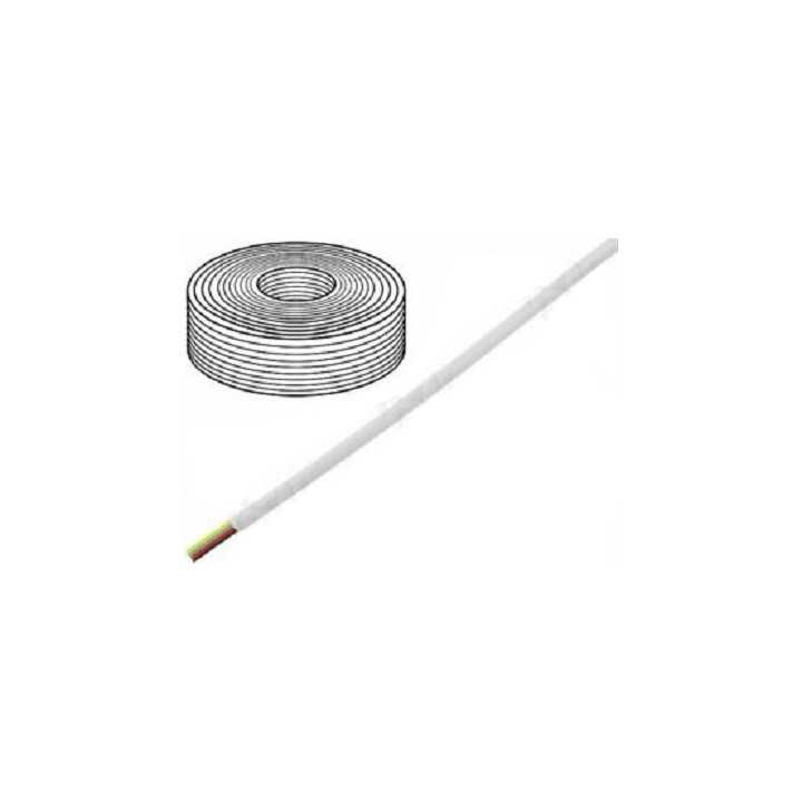 Cablu telefon 4 fire pentru telecomunicatii litat 4x28AWG alb -20/60C BQ CABLE