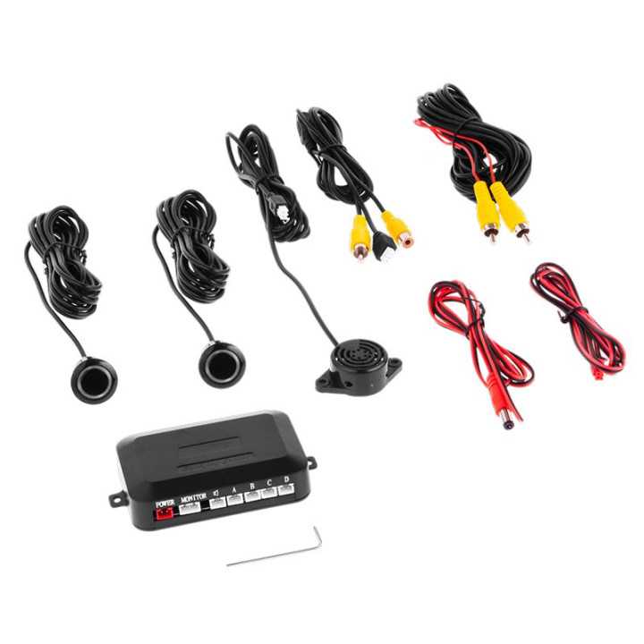 Camera marsalier si senzori de parcare in placuta inmatriculare Peiying