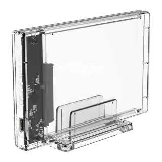 Rack HDD Orico 2159C3 USB 3.1 2.5" transparent