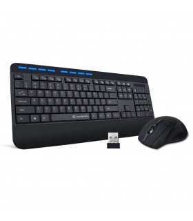 Kit wireless multimedia tastatura si mouse Gofreetech GFT-S001 negru