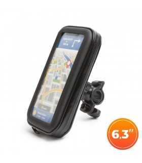 Husa pentru telefon montaj pe biciclete cu suprafata tactila max. 6.3" Wheel Zone