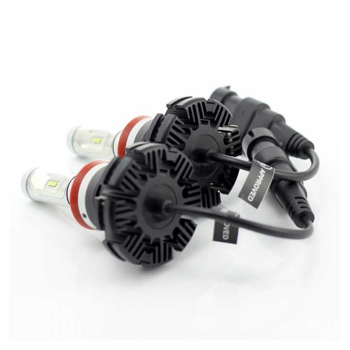 Set becuri LED H11 400lm 6000K 12-24V 2buc Carguard