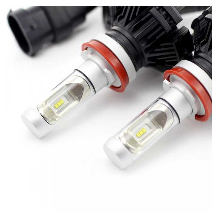 Set becuri LED H11 400lm 6000K 12-24V 2buc Carguard