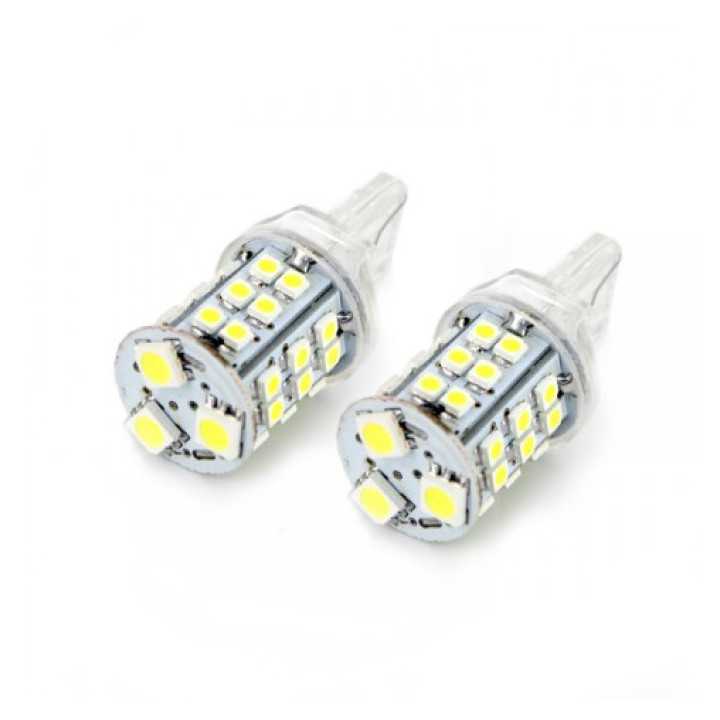 Set 2 becuri LED auto 12V 4W 255lm T20 pentru lumina de zi CLD021
