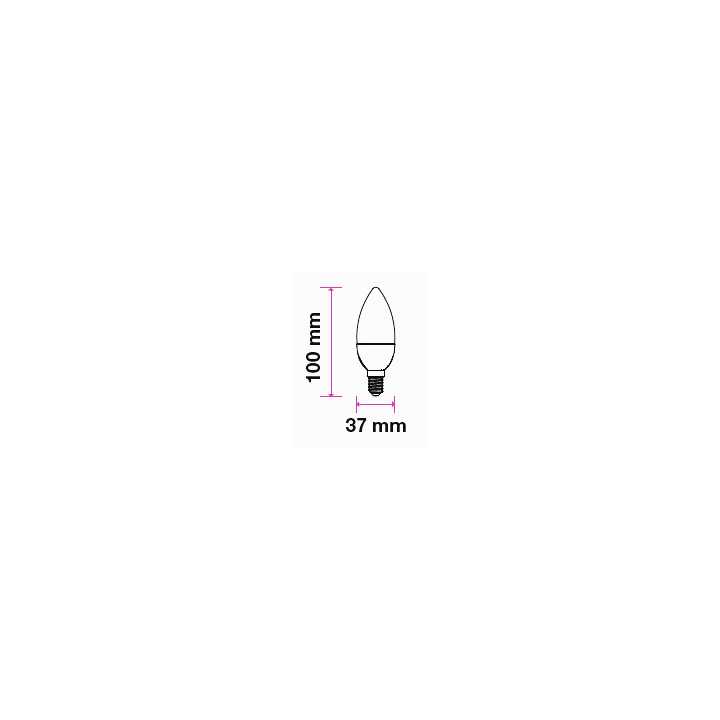 Bec LED E14 7W 470lm 3000K alb cald cip SAMSUNG V-TAC