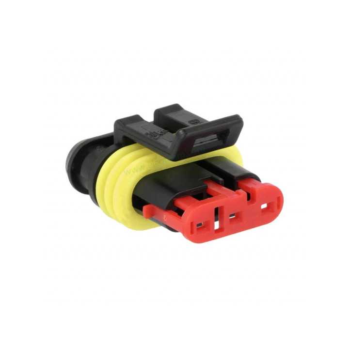 Mufa mama 3 pini Superseal 1.5 IP67 TE Connectivity 282087-1