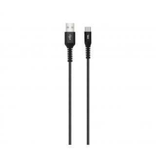 Cablu de date si incarcare USB Type C 3A 1m Well negru