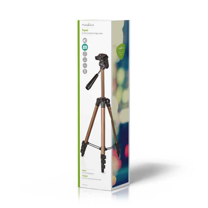 Trepied ajustabil Nedis Max 1.5kg 105cm negru/argintiu