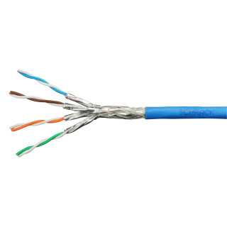 Cablu SFTP Cat7 8fire din cupru 4x2xAWG23/1 LSOH Schrack HSKP423HB5