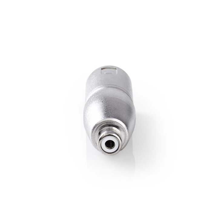 Adaptor XLR 3 pini tata - mama RCA 1buc metal NEDIS