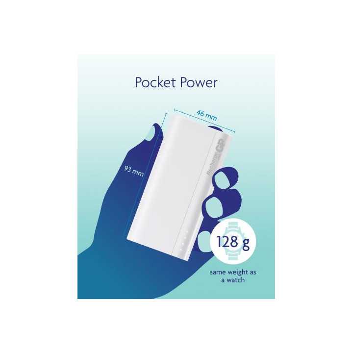 Acumulator extern PowerBank GP B05A 5000mAh alb