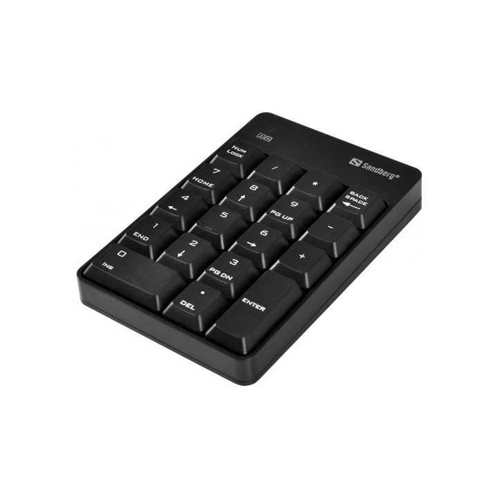 Tastatura numerica wireless Sandberg 630-05 negru