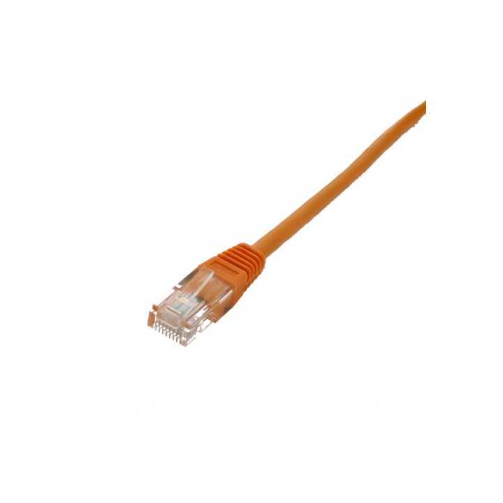 Cablu UTP Well cat5e patch cord 0.5m portocaliu
