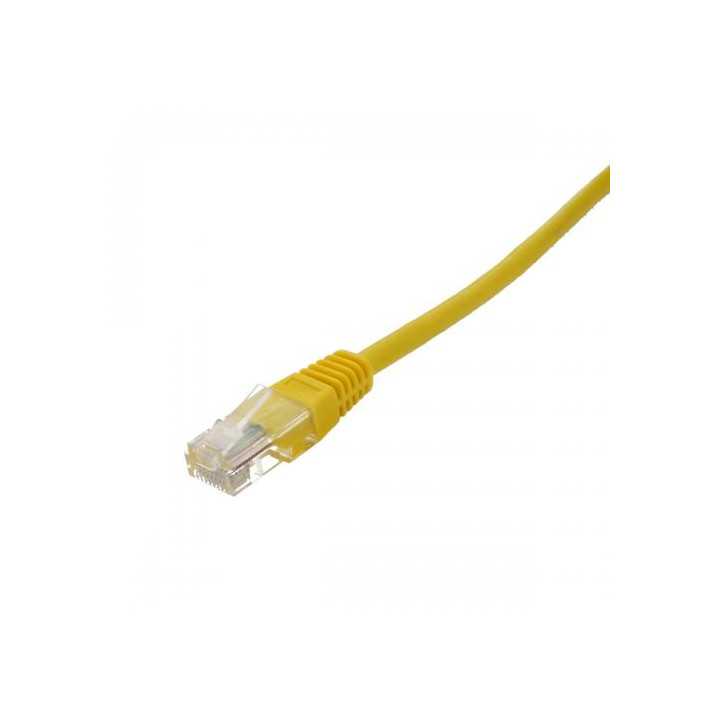 Cablu UTP Well cat5e patch cord 0.5m galben