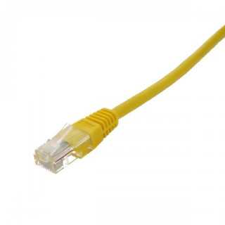 Cablu UTP Well cat5e patch cord 1m galben