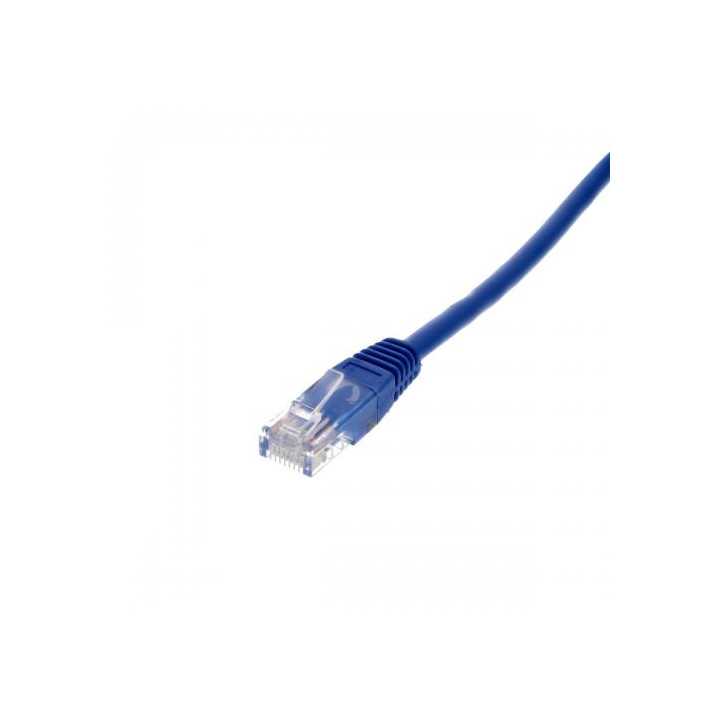 Cablu UTP Well cat6 patch cord 0.5m albastru