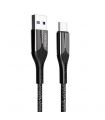Cablu USB A - USB Type C 5A 25W 1.2m negru Choetech AC0013-BK