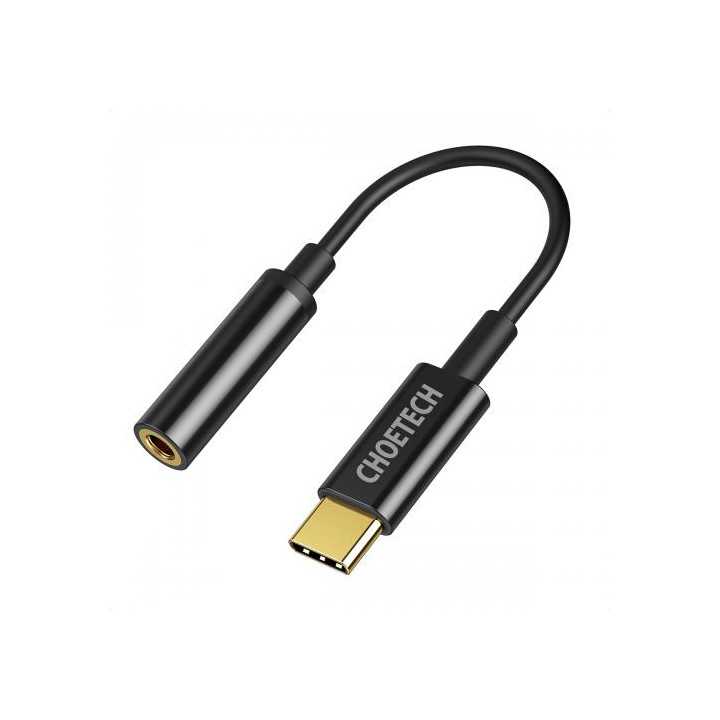 Cablu adaptor USB Type C - Jack 3.5 mm mama casti Choetech AUX003