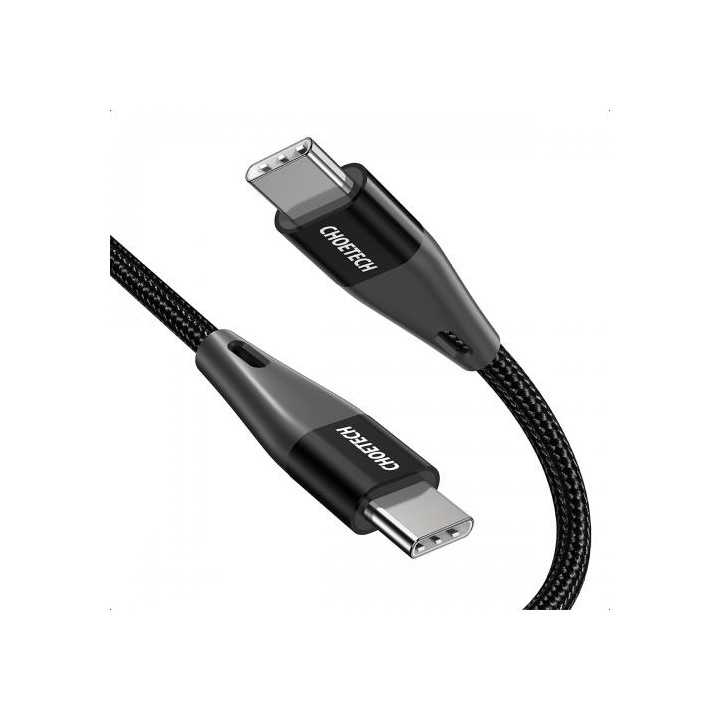Cablu USB Type C - USB Type C Choetech XCC-1003 PD 60W 1.2m negru