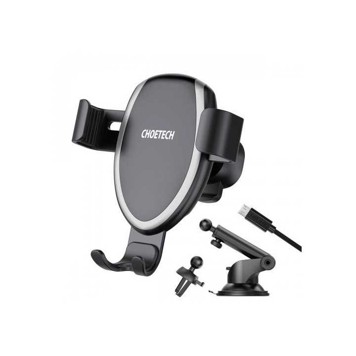 Suport telefon cu incarcare wireless 10W/ 7.5W/ 5W Choetech T536-S