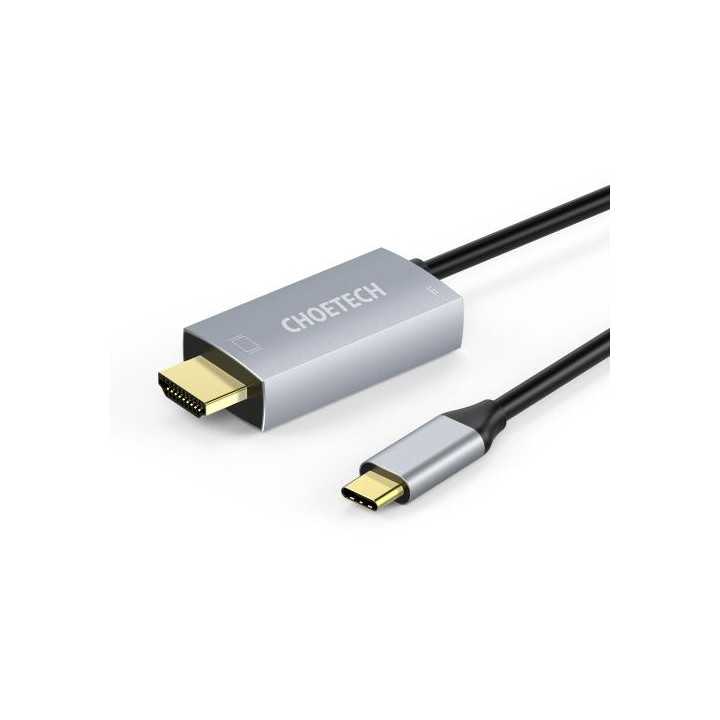 Cablu USB Type C - HDMI Choetech XCH-M180 PD 60W 1.8m negru