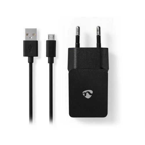 Alimentator USB Nedis 110-240V 1 iesire 2.1A negru micro USB inclus