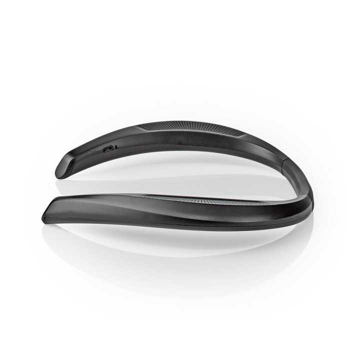 Boxa portabila pe gat Nedis Bluetooth 2x4.5W redare pana la 6 ore negru