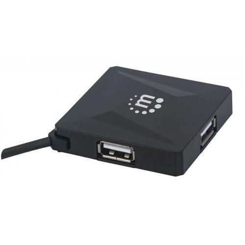 HUB USB 2.0 cu 4 porturi 164818 Manhattan negru