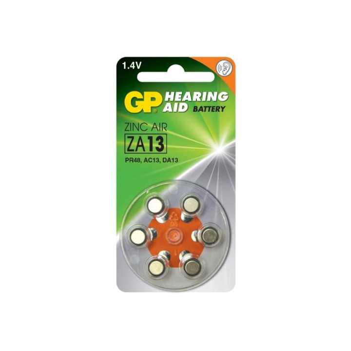 Baterii pentru aparate auditive GP 7.9 x 5.4 mm GPZA13-D6