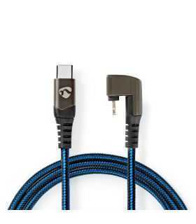 Cablu sincronizare incarcare USB Type C - Lightning 180 1m NEDIS