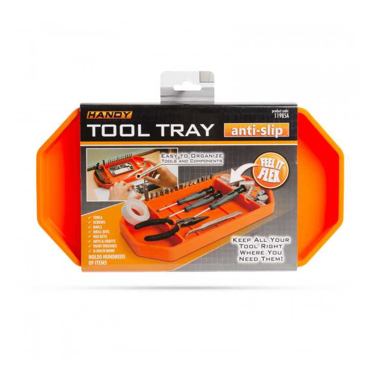 Tava cauciuc 27.5x14.5x2.5cm pentru unelte suport bituri HANDY