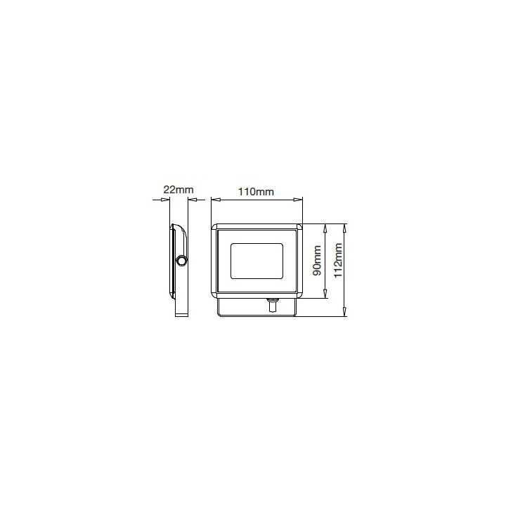 Reflector LED 10W IP65 lumina rosie V-TAC
