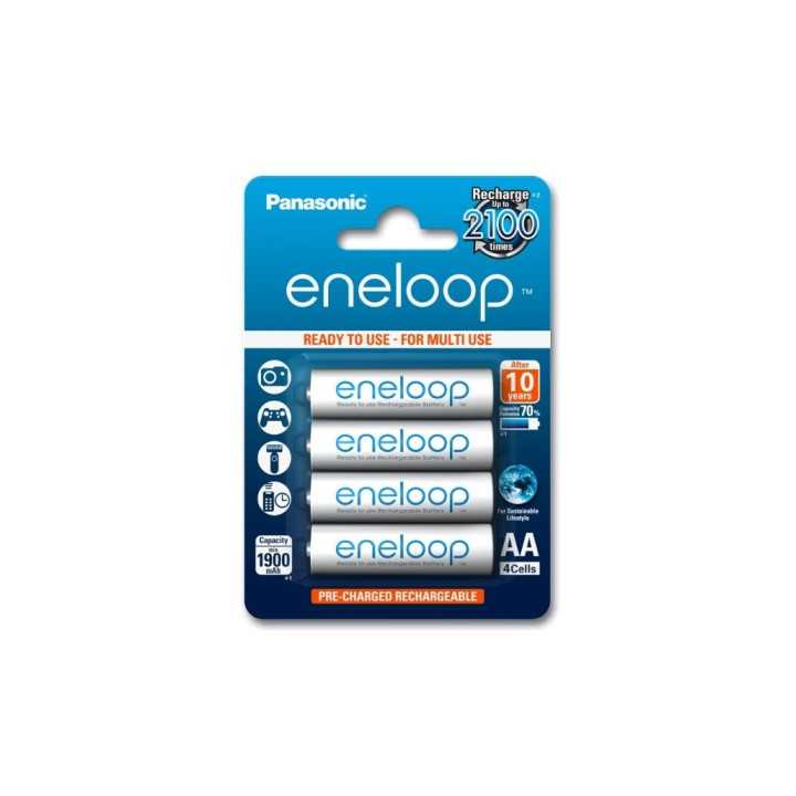 Set acumulatori PANASONIC Eneloop Ni-MH AA(R6) 1900mA 4buc