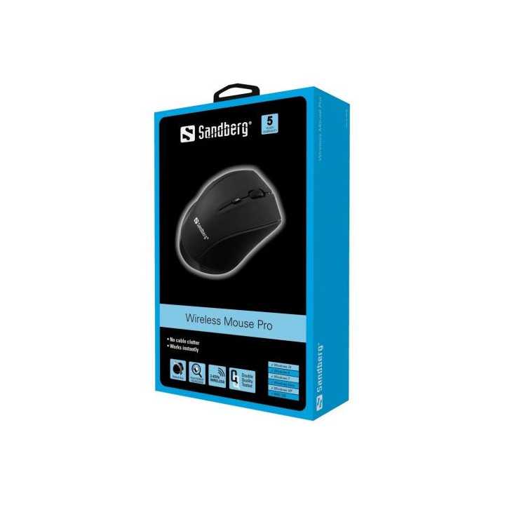 Mouse wireless Sandberg 630-06 Pro 1600dpi USB negru