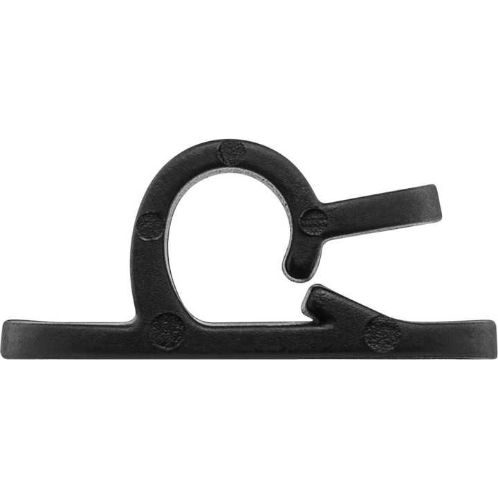 Cleme pentru gestionarea cablurilor Goobay set 6buc negru