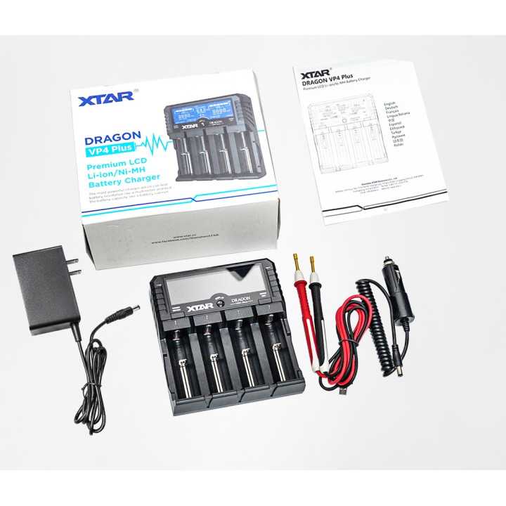 Incarcator universal 4x Li-ion/Ni-MH LCD VP4 PLUS XTAR