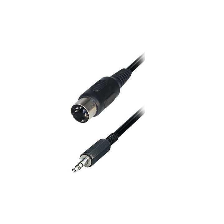 Cablu audio stereo 1.5m 3.5 mm JACK tata - 5PIN DIN tata